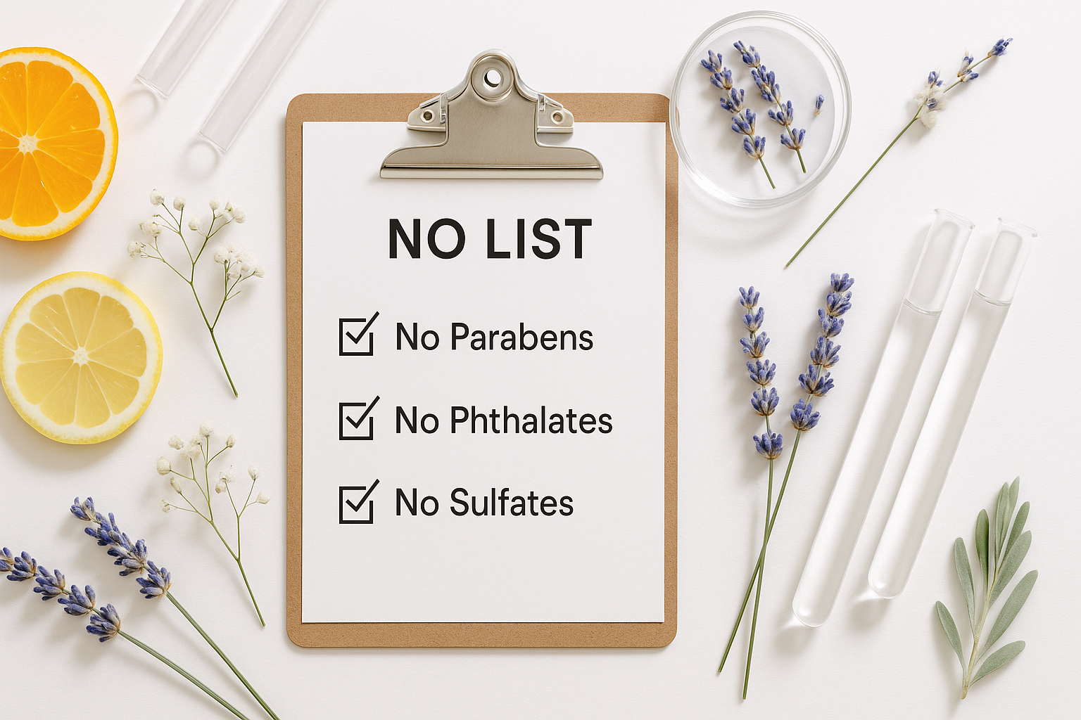 No Phthalates, No Parabens, No BS: What Clean Chemistry Really Means