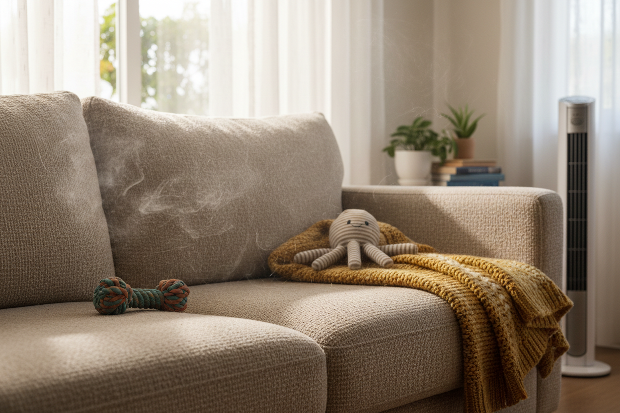 How Long Pet Odors Actually Last in Upholstery