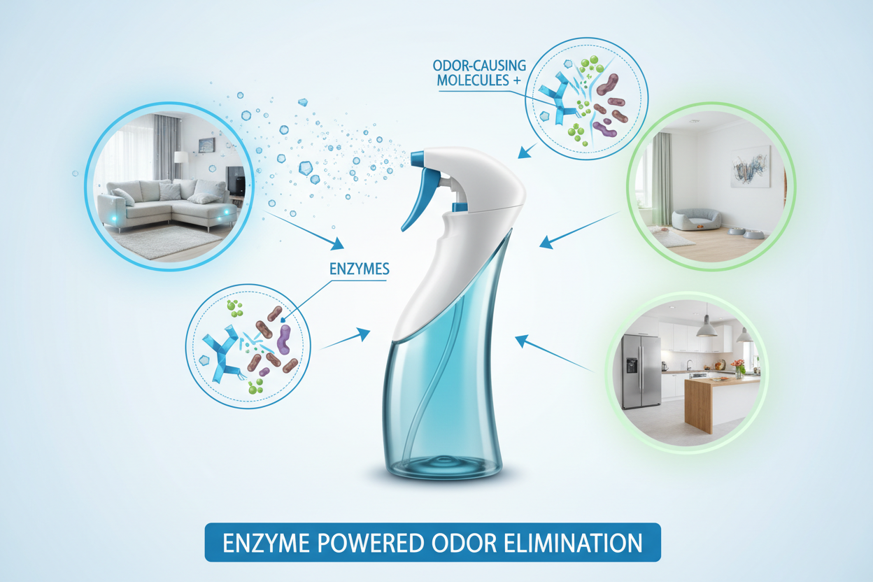 How to Harness the Power of Enzyme Sprays for Odor Elimination