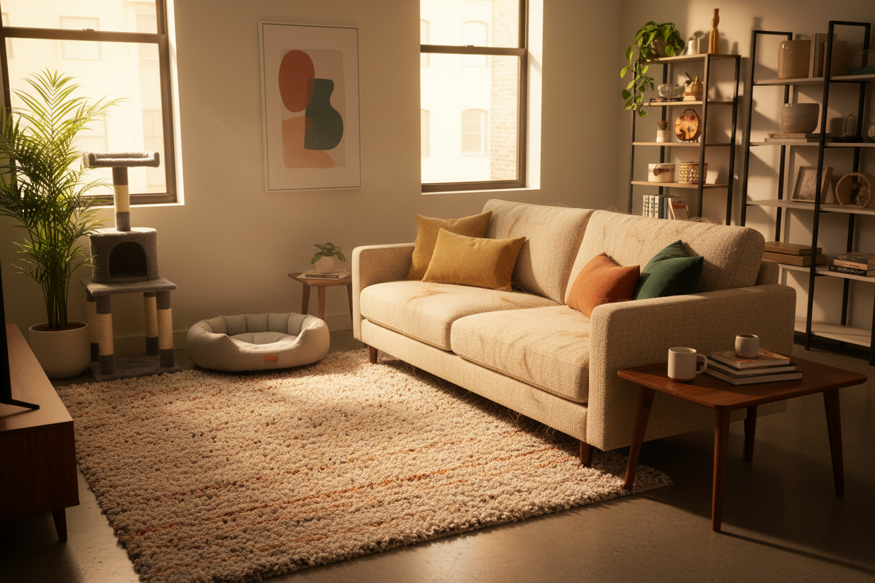 Managing Pet Odors in Small Living Spaces