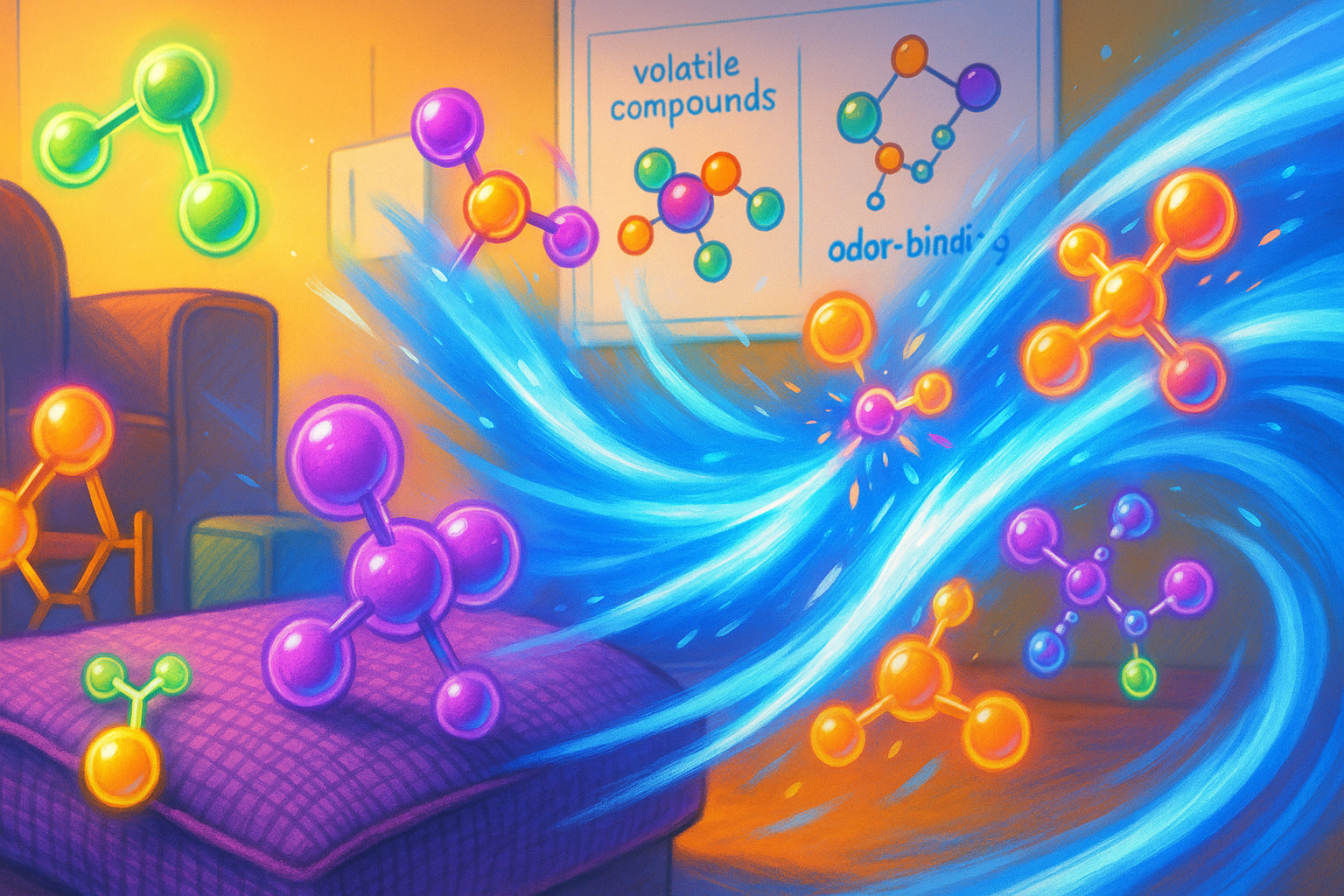 What Makes Odor Molecules So Hard to Eliminate?