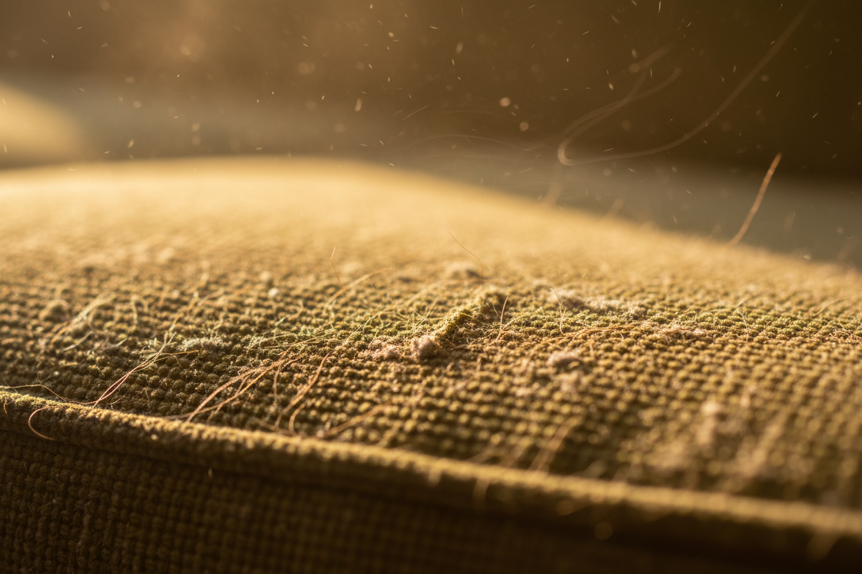 How Pet Dander Traps Odors in Fabric