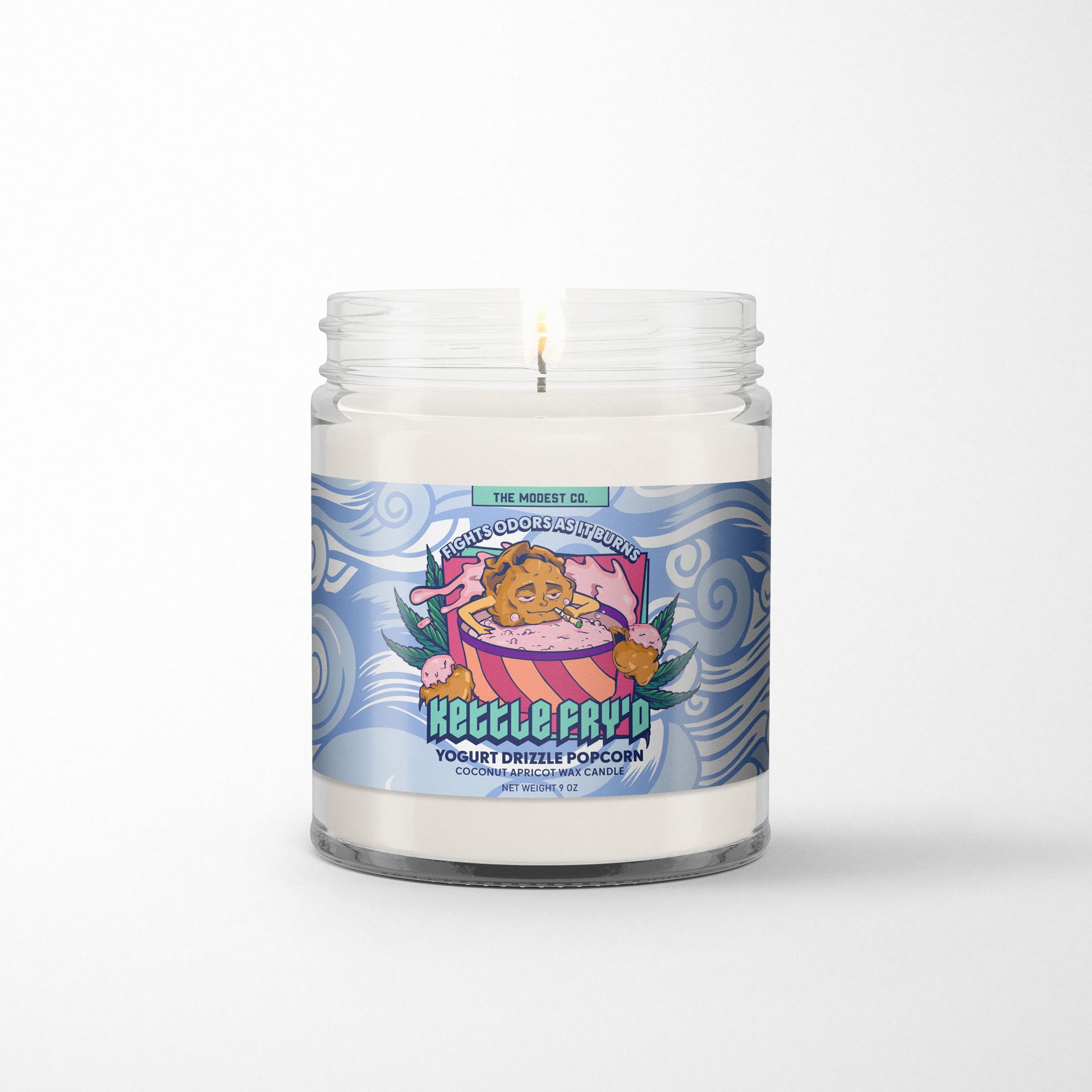 Kettle Fryd Odor Killing Candle - Popcorn & Yogurt Clusters