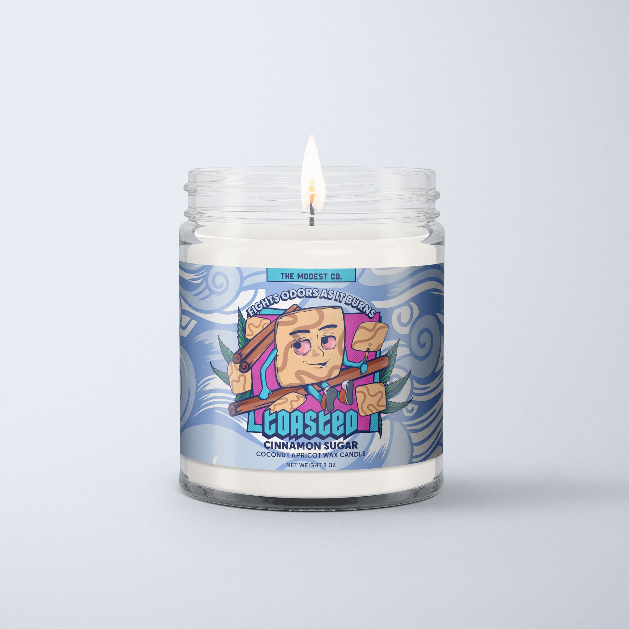 Toasted Odor Killing Candle - Cinna Toast Cereal Scent