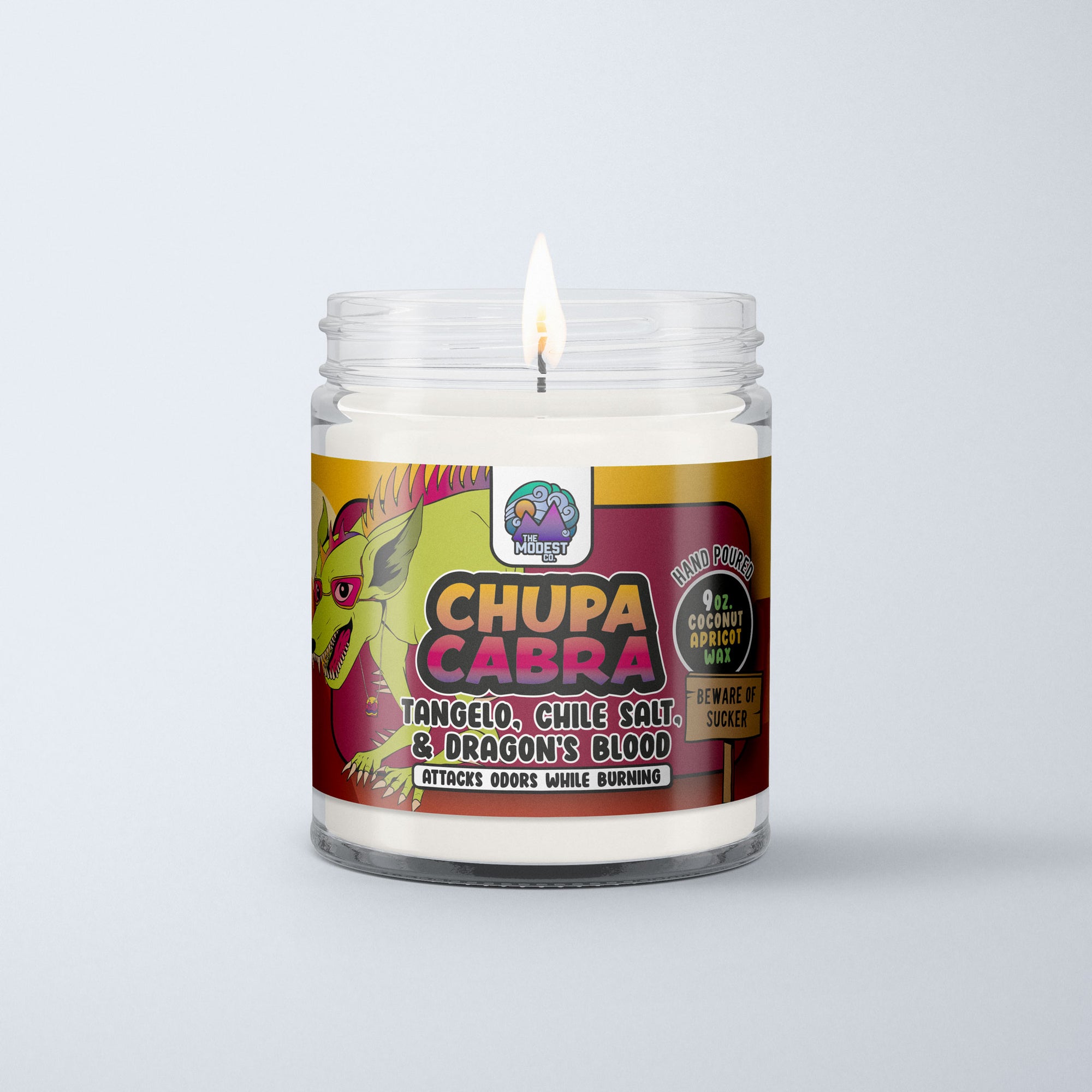 Chupacabra Candle - Tangelo, Chile Salt & Dragon's Blood