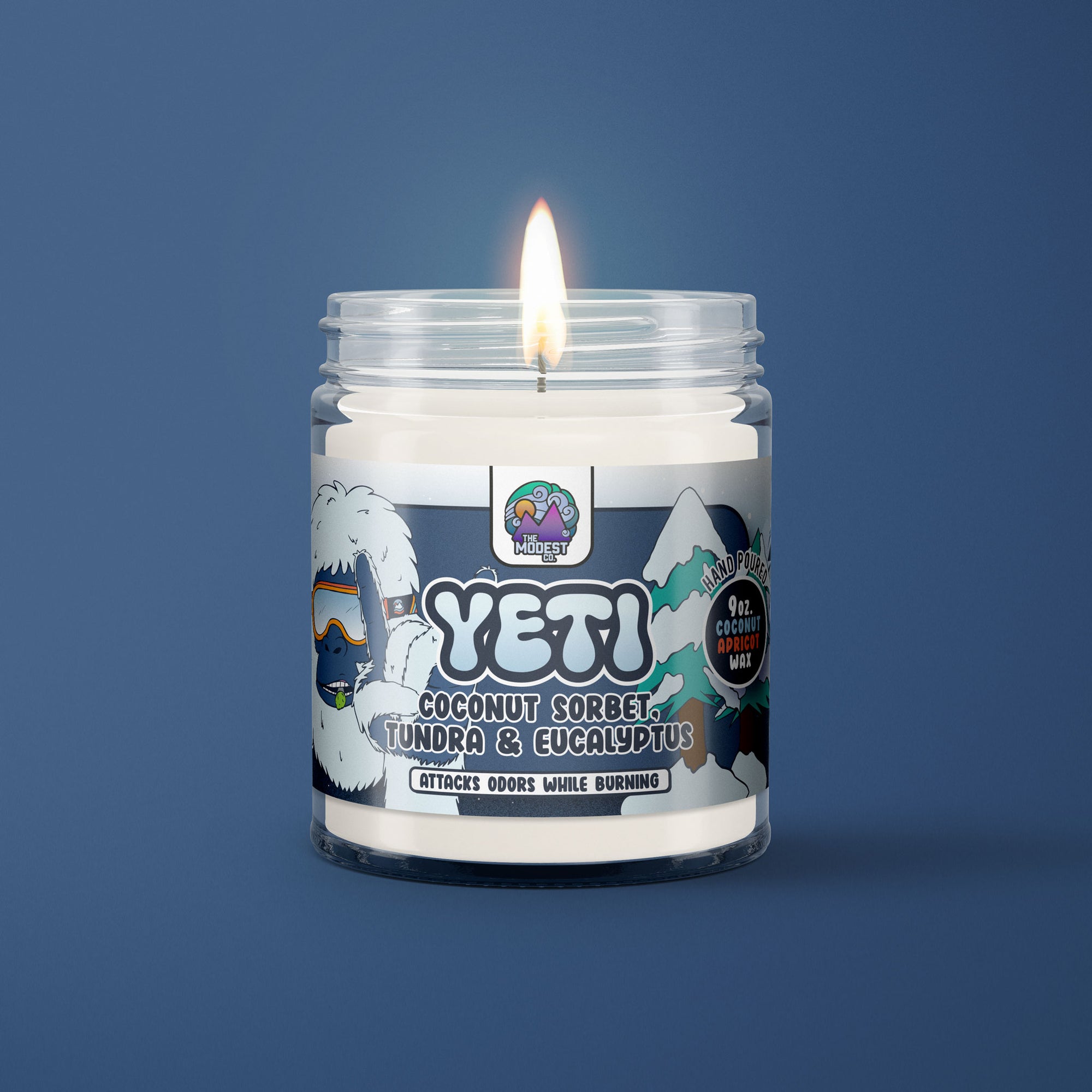 Yeti Odor Fighting Candle - Coconut Sorbet, Tundra, & Eucalyptus